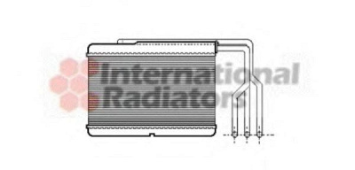 VAN WEZEL 06006157 -  Теплообменник, отопление салона